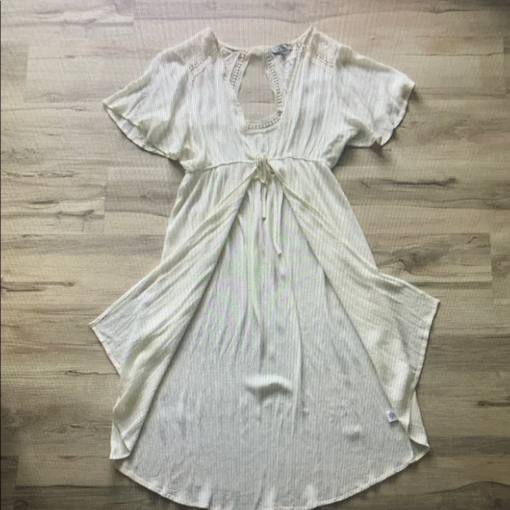 Textured Cream and Gray Fabric